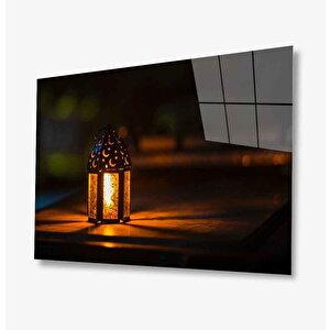 Mum Kandil Cam Tablo 50x70 cm
