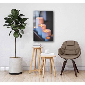 Mum Kandil Cam Tablo 50x70 cm