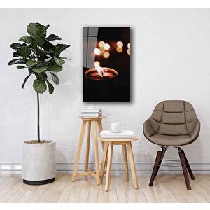 Mum Kandil Cam Tablo 50x70 cm