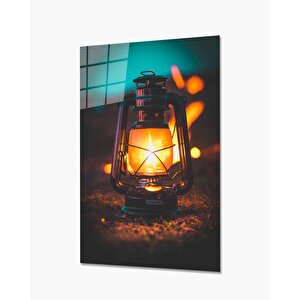 Mum Kandil Cam Tablo 36x23 cm