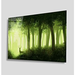Yeşil Cam Tablo 50x70 cm