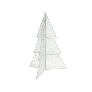Beyaz Led Işıklı Yılbaşı Dekoratif Ağaç 50 Cm