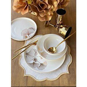 Yemek Takımı Modern Ginkgo 24 Parça 6 Kişilik