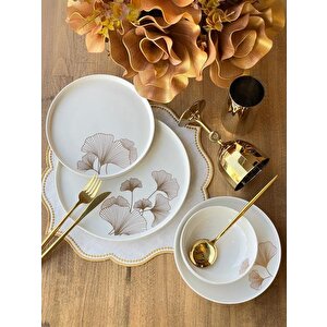Yemek Takımı Modern Ginkgo 24 Parça 6 Kişilik