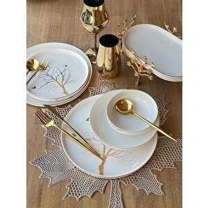 Yemek Takımı Modern Arbol Bird 24 Parça 6 Kişilik