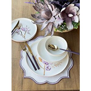 Yemek Takımı Modern Violet 24 Parça 6 Kişilik