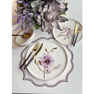 Yemek Takımı Modern Violet 24 Parça 6 Kişilik