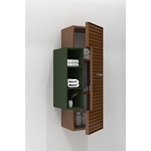 Zelena 100cm Banyo Dolabi Yeşi̇l/meşe - Boy Dolap Dahi̇l