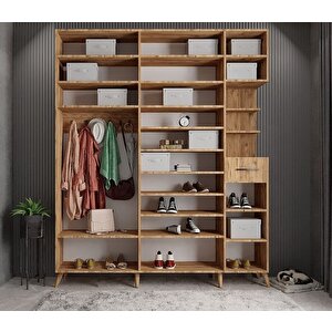 Açelya Portmanto Vestiyer Çam 175cm M10 Montaj Dahil