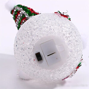 Renk Değiştiren Pilli, Led Kardan Adam - 15cm X 6cm