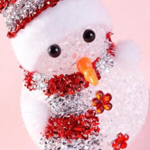 Renk Değiştiren Pilli, Led Kardan Adam - 15cm X 6cm