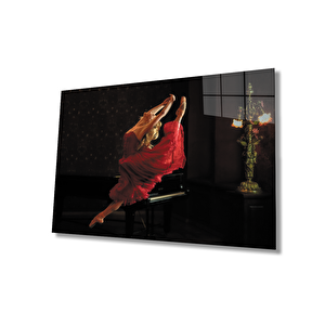 Balerin Cam Tablo 36x23 cm