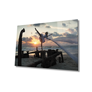 Balerin Cam Tablo 50x70 cm