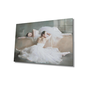 Balerin Cam Tablo 36x23 cm
