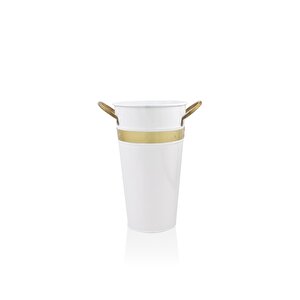 Galvin Vazo Beyaz 40 Cm