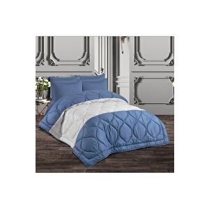 Comfort Uyku Seti Ve Yatak Örtüsü Çift Kişilik Mavi