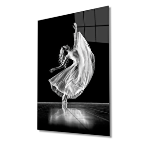 Balerin Cam Tablo 36x23 cm