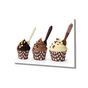 Dondurma Pasta Cam Tablo Ice Cream Cake 36x23 cm