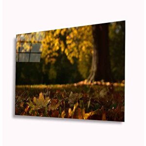 Sonbahar Cam Tablo 36x23 cm