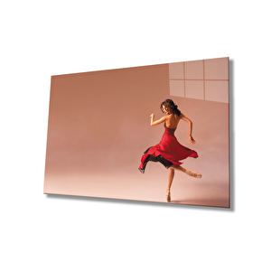 Balerin Cam Tablo 36x23 cm