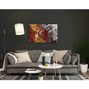 Soyut Cam Tablo 50x70 cm