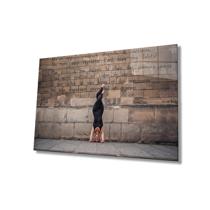 Balerin Cam Tablo 36x23 cm