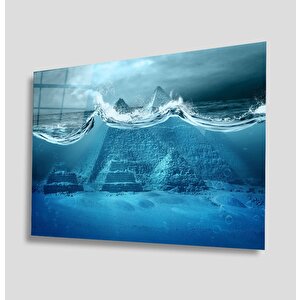 Sualtı Cam Tablo 90x60 cm