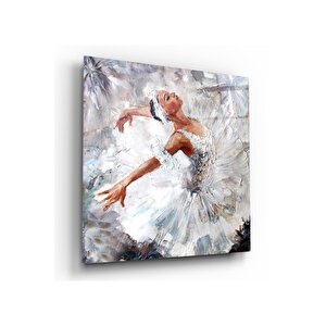 Balerin Cam Tablo 50x50 cm