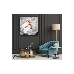 Balerin Cam Tablo 50x50 cm