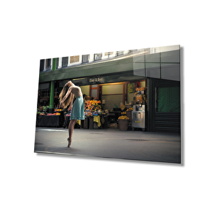 Balerin Cam Tablo 36x23 cm