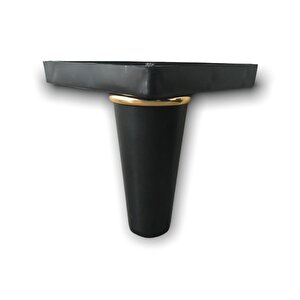 Koltuk Ayağı Baza Çekyat Chester Oturma Grubu Ayağı Siyah 12 Cm 8 Adet 12 cm