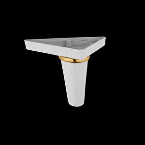 Mobilya Koltuk Ayağı Baza Çekyat Chester Oturma Grubu Ayağı Beyaz 12 Cm 1 Adet