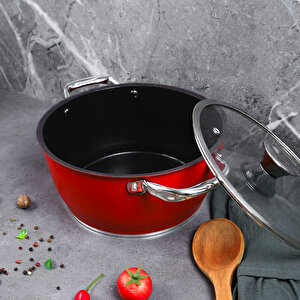 Trendy Induction Prestige 24 Cm Derin Tencere Kırmızı