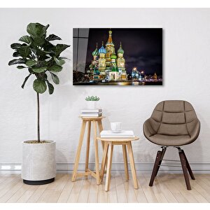 Şehir Mimari Cam Tablo 90x60 cm