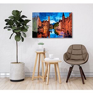 Şehir Mimari Cam Tablo 36x23 cm