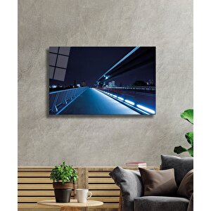 Şehir Manzaralı Cam Tablo Urban Area View 50x70 cm