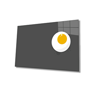 Yumurta Cam Tablo Egg 90x60 cm