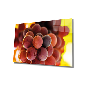 Üzüm Cam Tablo Grape 36x23 cm