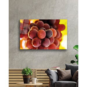 Üzüm Cam Tablo Grape 36x23 cm