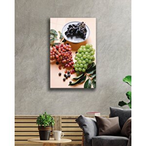 Üzüm Cam Tablo Grape 36x23 cm