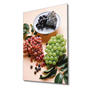 Üzüm Cam Tablo Grape 36x23 cm
