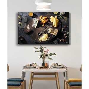 Peynir Tabağı Mutfak Cam Tablocheese Plate Kitchen 36x23 cm