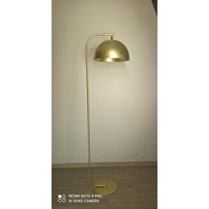 Rys Retro Metal Dekoratif Rustik Mafsallı Gold Rustik Köşe Lambası Başlık Çap:40 Cm