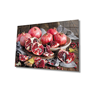 Nar Cam Tablo Pomegranate Art 36x23 cm