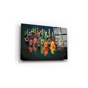 Baharatlar Cam Tablo 50x70 cm