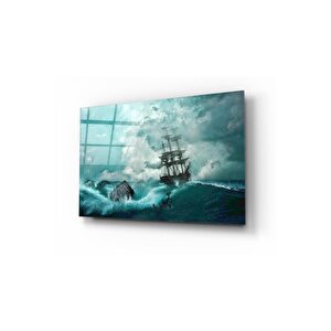 Fırtına Cam Tablo 50x70 cm