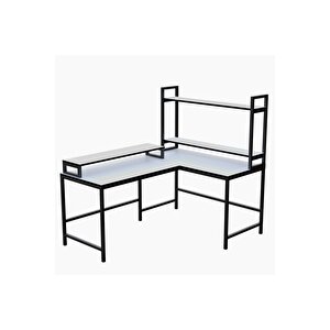 Raflı L Şekilli Ofis Masası - 610