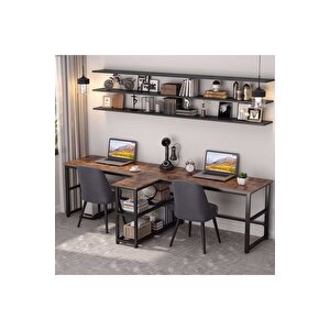 240 Cm Bilgisayar Masası, Ekstra Uzun İki Kişilik Bilgisayar Masa, Oyun Masa 500-c