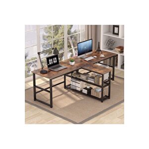 240 Cm Bilgisayar Masası, Ekstra Uzun İki Kişilik Bilgisayar Masa, Oyun Masa 500-c