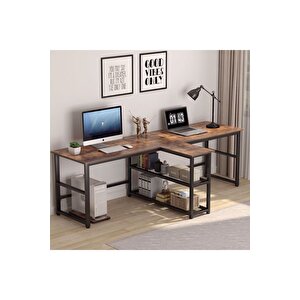 240 Cm Bilgisayar Masası, Ekstra Uzun İki Kişilik Bilgisayar Masa, Oyun Masa 500-c